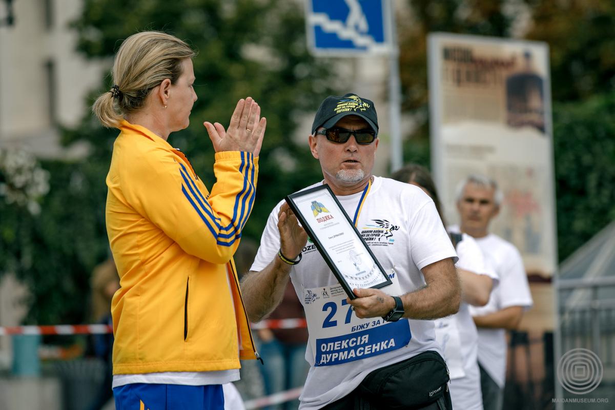 Батько “кіборга” Олексія Дурмасенка, голова громадської організації “Славетні епохи України”, засновник забігу Олег Дурмасенко